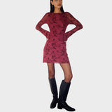 Isaline™ Mini Ruha Elegáns Nőies Részletekkel