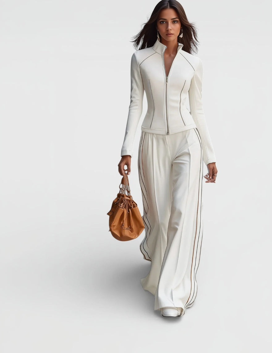 CLAUDIA™  Fehér Kifinomult Szett – Modern Elegancia