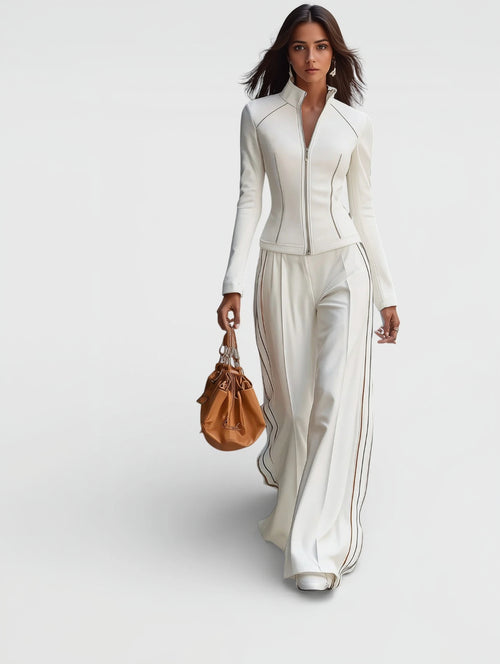 CLAUDIA™  Fehér Kifinomult Szett – Modern Elegancia