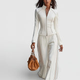 CLAUDIA™  Fehér Kifinomult Szett – Modern Elegancia