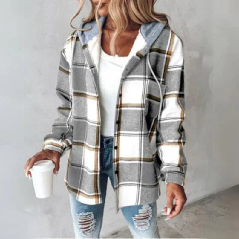 SARA™ Puha Kapucnis Pulóver – Cozy Elegancia