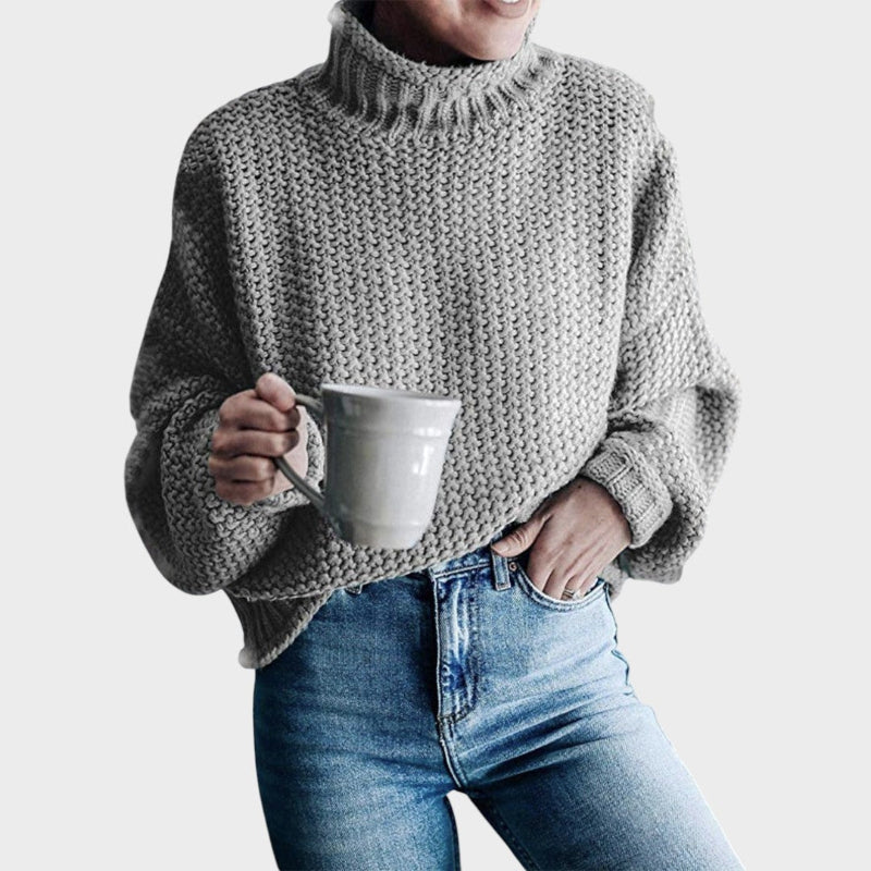 CIDÁLIA™ Meleg Kötött Pulóver – Modern Kényelem