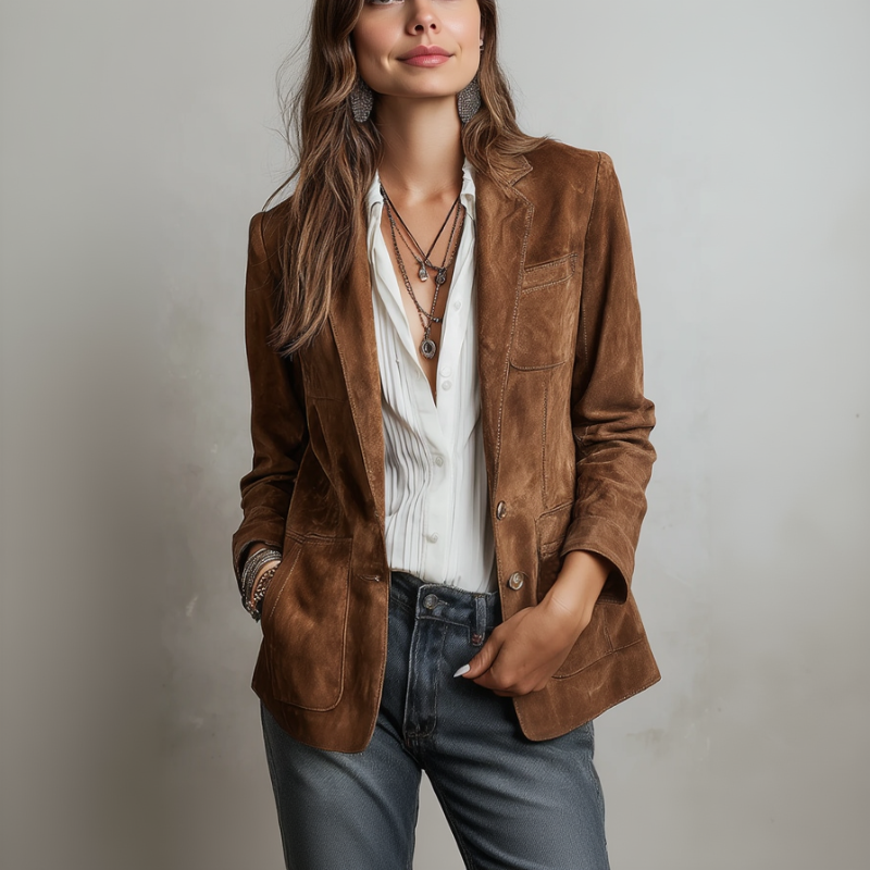 Darlinne™ Blazer Casual Elegante