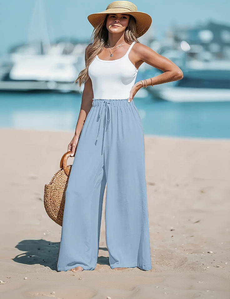 VERÓNICA™ Laza Zsinóros Nadrág – Modern Elegancia