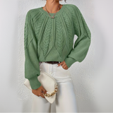 MAEVE™ Elegáns Női Strickpulóver