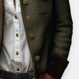 DARMAE™ Elegáns Tweed Blézer Bársony Részletekkel