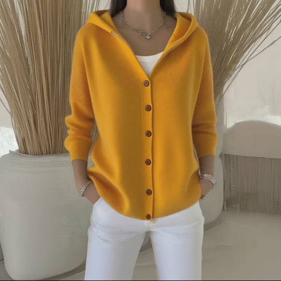 ZOEY™ Elegáns Pamut Cardigan – Könnyed Komfort