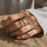 SELENE™ Finom Tekercs Gyűrű – Elegancia Mindennapokra