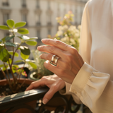 SELENE™ Finom Tekercs Gyűrű – Elegancia Mindennapokra