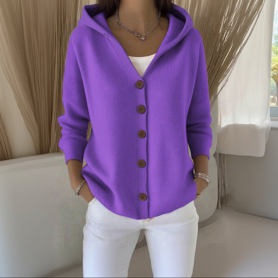 ZOEY™ Elegáns Pamut Cardigan – Könnyed Komfort