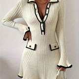 Henna™ Elegantes Strickkleid