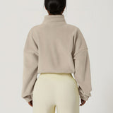 VELEXIA™ Fleece Crop Top – Modern és Kényelmes