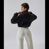 VELEXIA™ Fleece Crop Top – Modern és Kényelmes