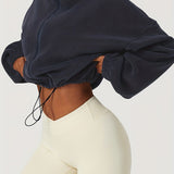 VELEXIA™ Fleece Crop Top – Modern és Kényelmes