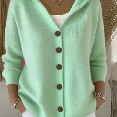 ZOEY™ Elegáns Pamut Cardigan – Könnyed Komfort