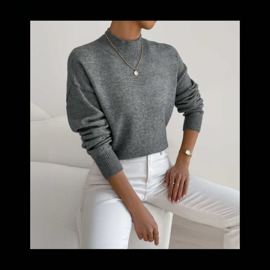 Marie™ Eleganter Warmer Pullover