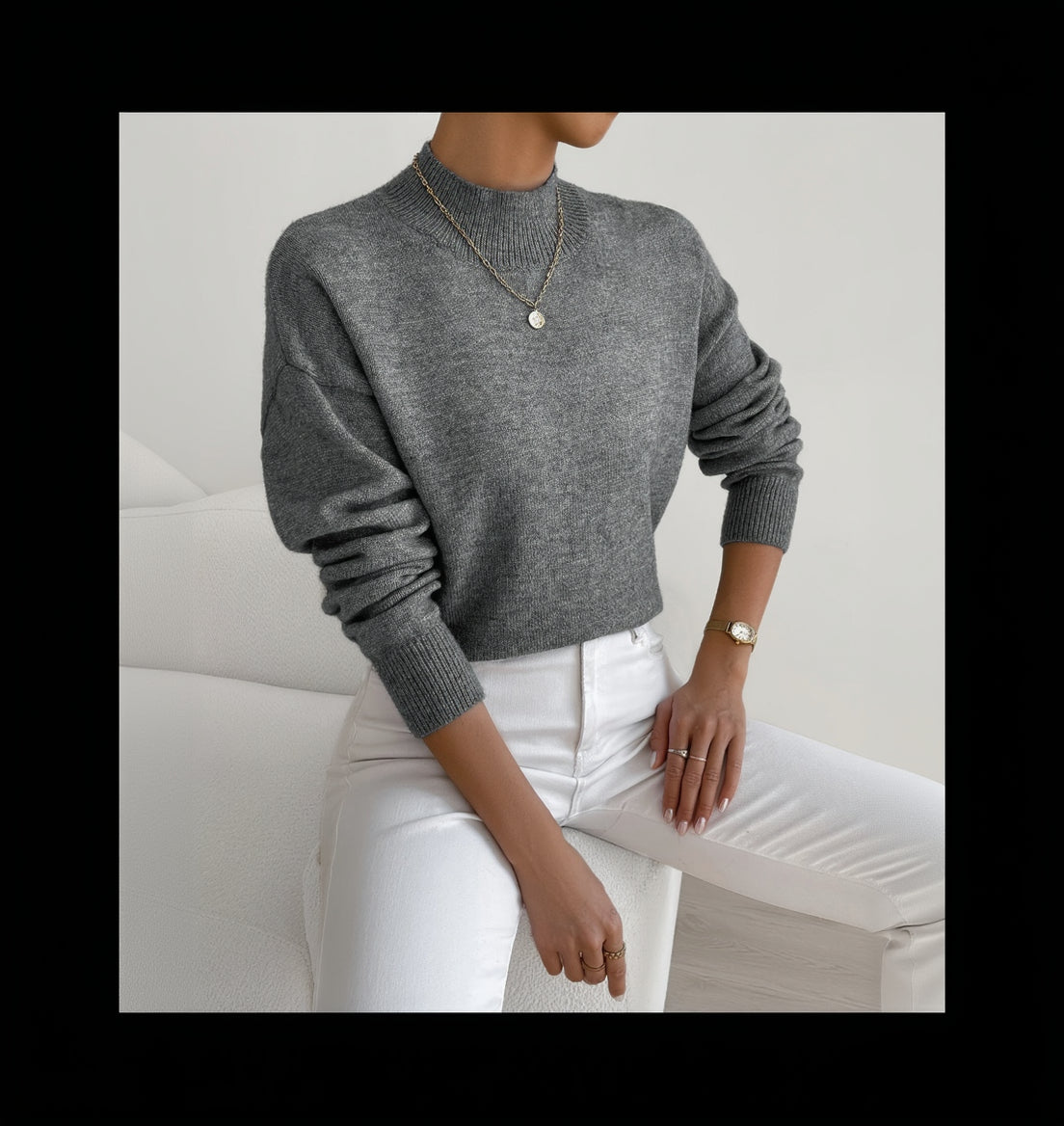 Marie™ Eleganter Warmer Pullover
