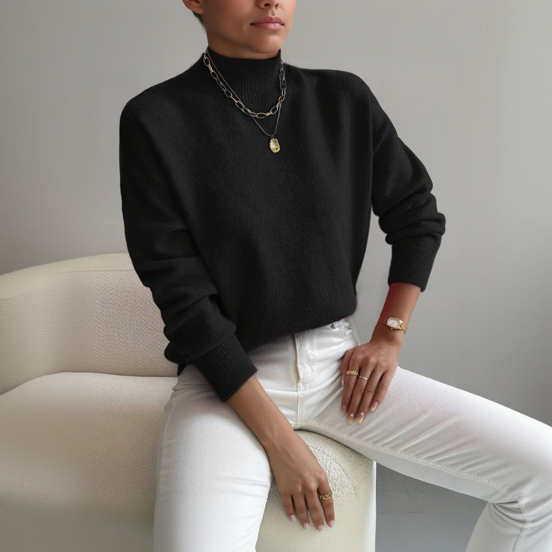 Marie™ Eleganter Warmer Pullover