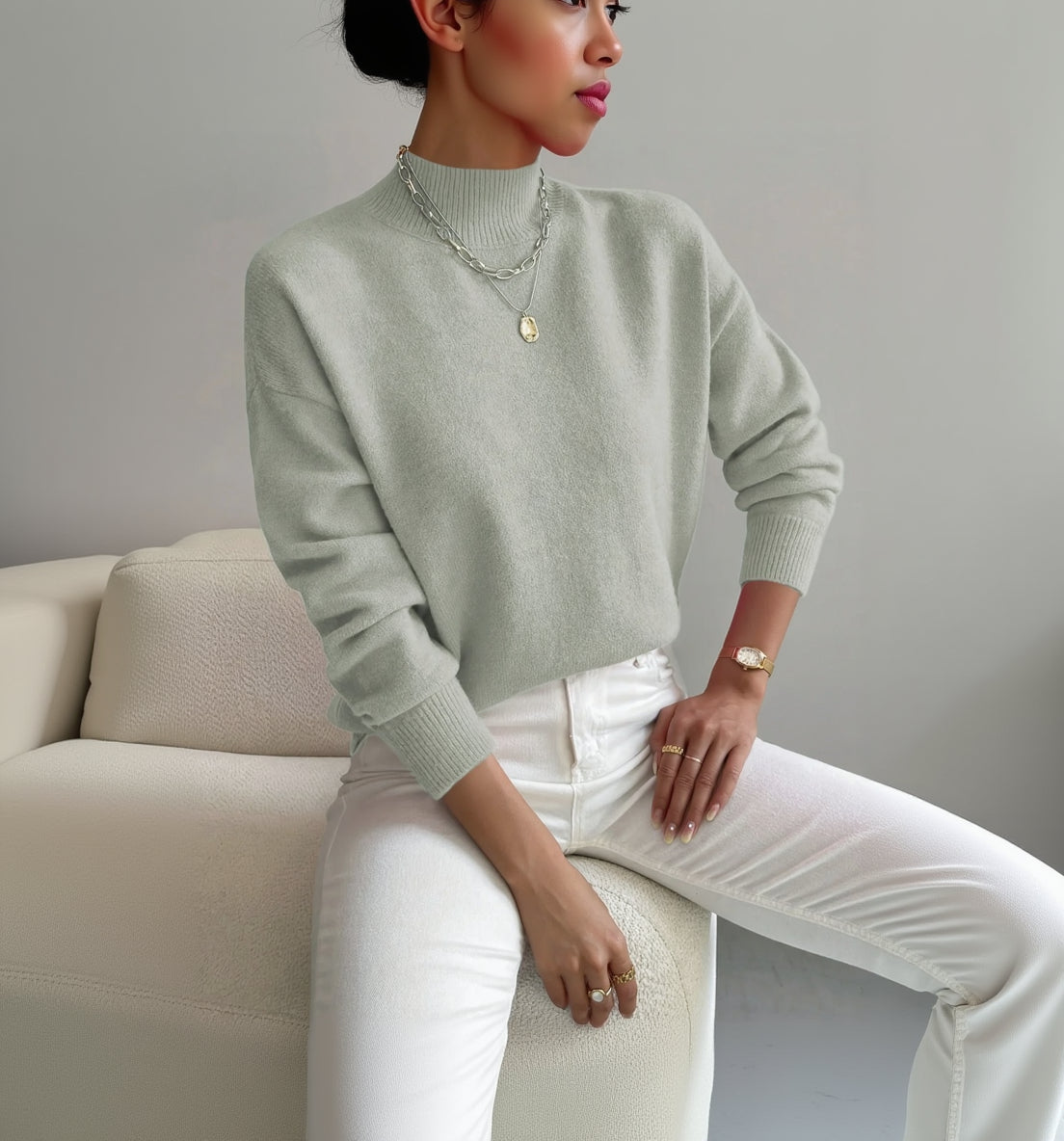 Marie™ Eleganter Warmer Pullover