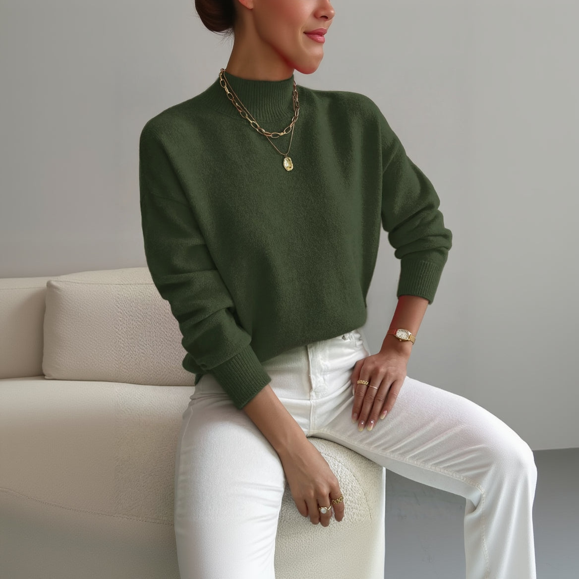 Marie™ Eleganter Warmer Pullover