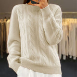 NATHALIE™ Meleg Kényelmes Strickpulóver