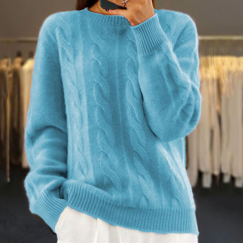 NATHALIE™ Meleg Kényelmes Strickpulóver