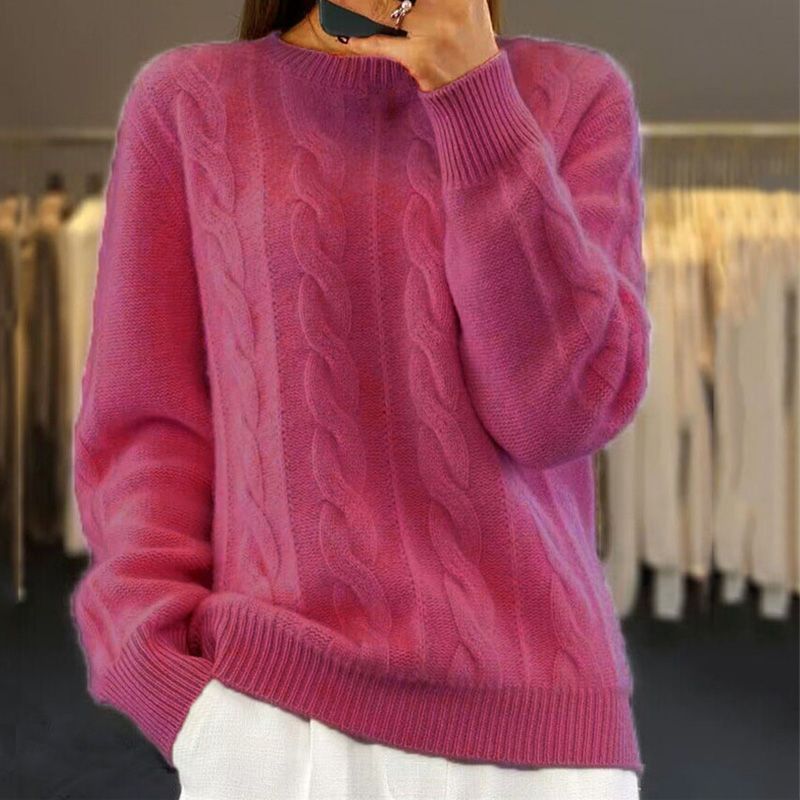 NATHALIE™ Meleg Kényelmes Strickpulóver